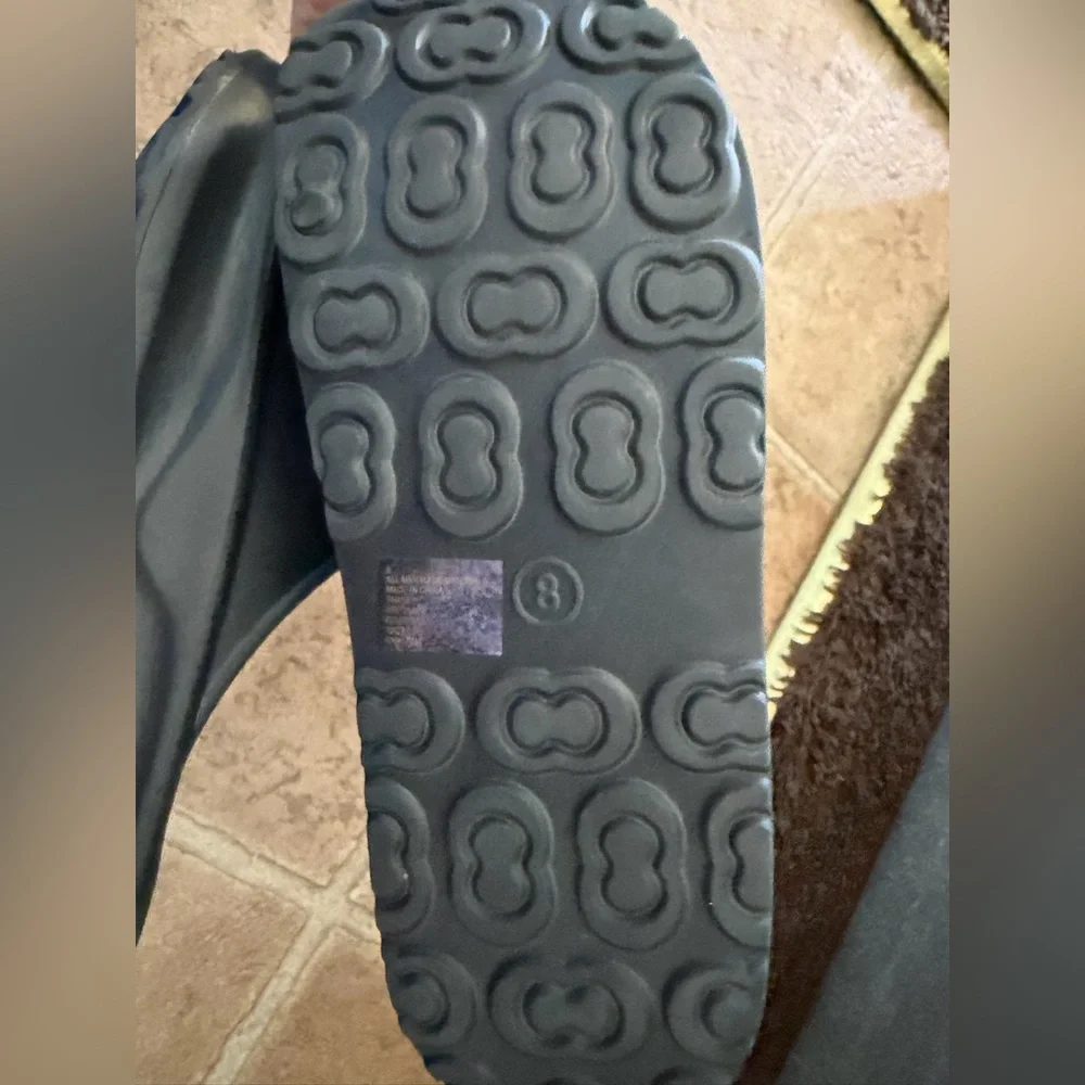 Wild Fable Black Slide Sandals Size 8 Minimalist Casual Comfort Slides - Picture 5 of 7